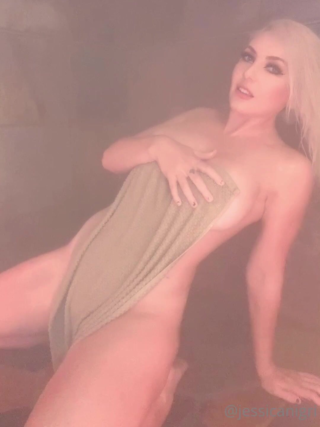 Jessica Nigri Shower Towel Nipples