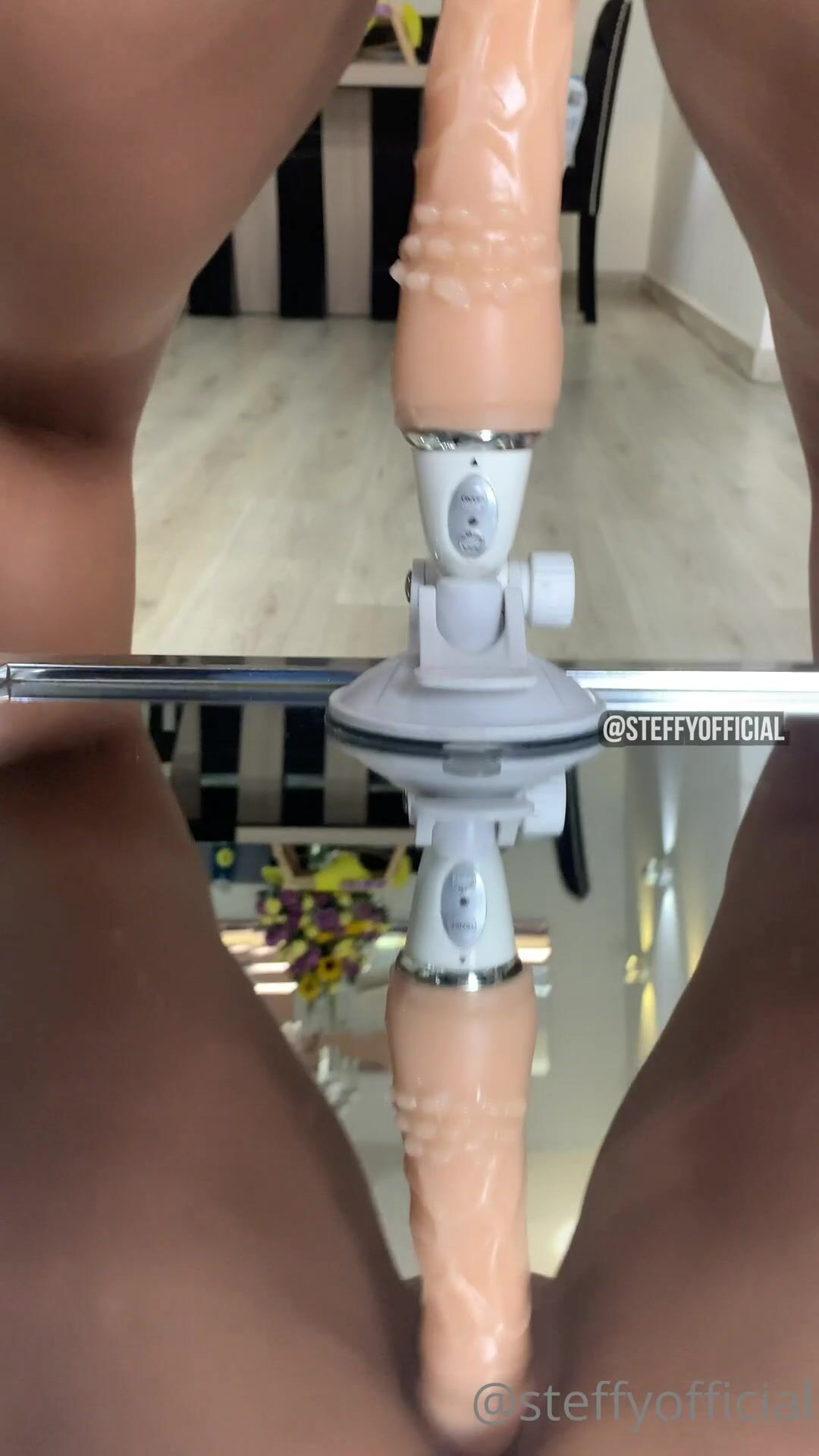 STEFFYOFFICIAL WORKOUT WITH DILDO