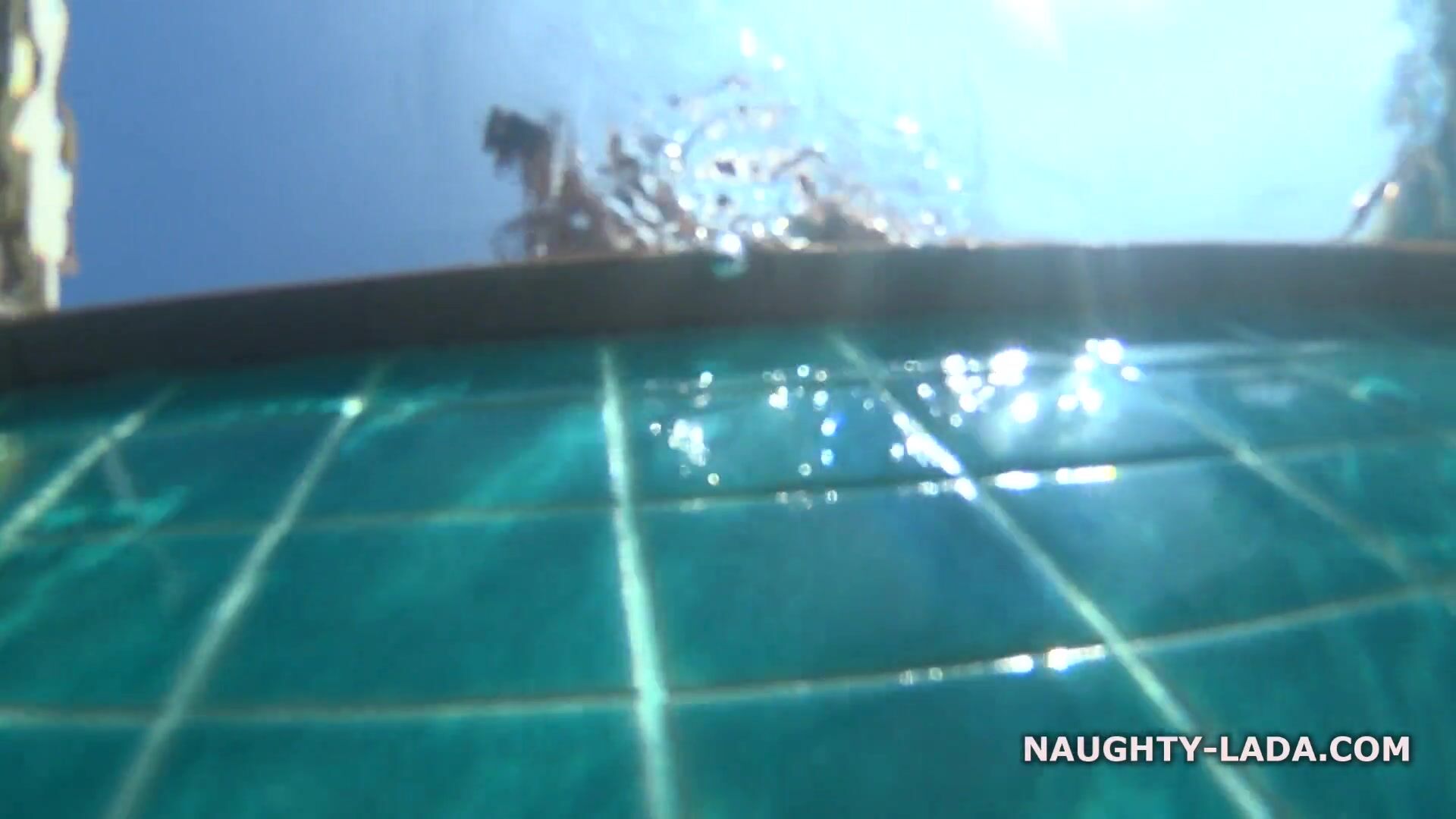 Naughty Lada - Nude in swimming pool